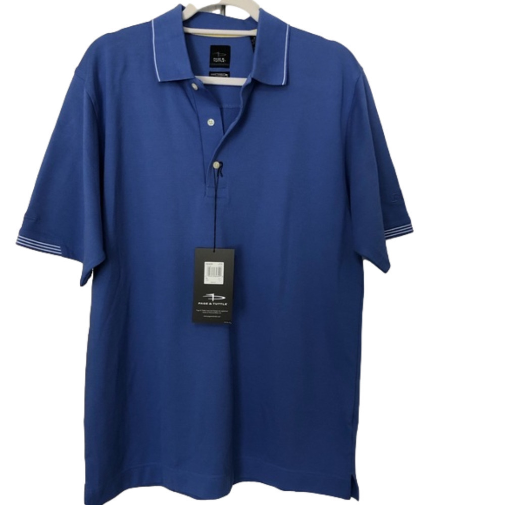 Page & Tuttle Cool Swing Performance Golf Polo NWT